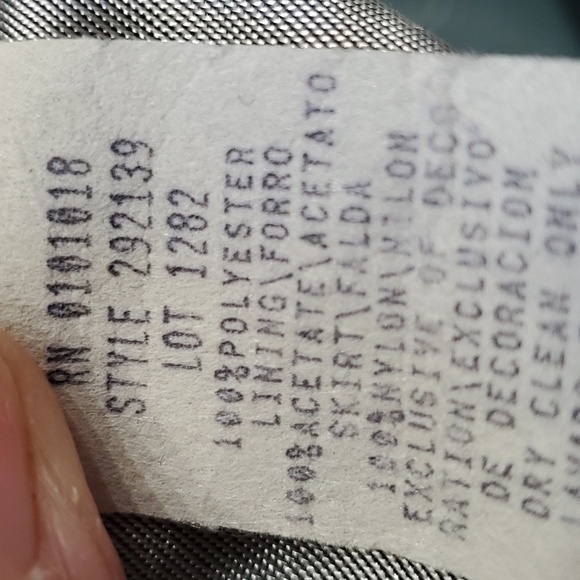 ARIANNA BY Rachel Kaye gray/black gown. Size 4, eligant, chiffon over sa… - Picture 11 of 11